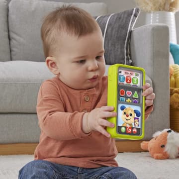 Fisher-Price „Ucz się i śmiej!” Smartfonik 2 w 1 „Przesuwaj i ucz się”
