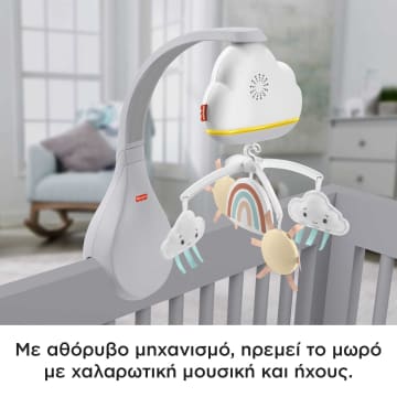 Περιστρεφόμενο Ουράνιο Τόξο Με Αισθητήρα Ανίχνευσης Κλάματος