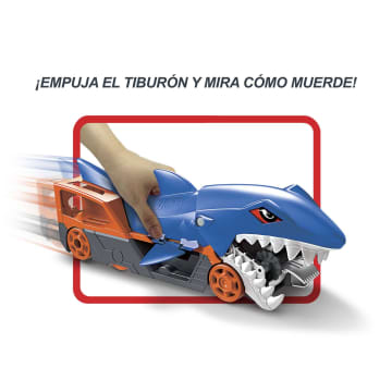 Hot Wheels Remolque de tiburón de transporte