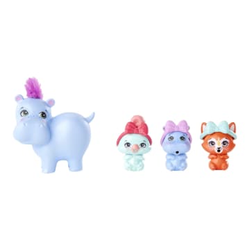 Poupée Enchantimals Hedda Hippo Avec Figurine Lake - Jouet Enfant 15cm à Collectionner