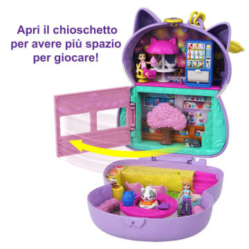 Polly Pocket Gattino Sushi Cofanetto, Playset Con 2 Bambole E 12 Accessori