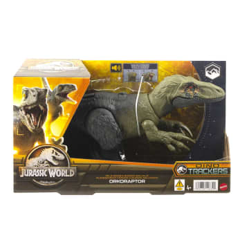 Jurassic World Wild Brullende Orkoraptor, Dinospeelgoedfiguur Met Geluid