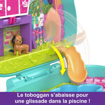 Polly Pocket - Coffret Anniversaire Chien - Coffret Mini Figurine - 4 Ans Et +