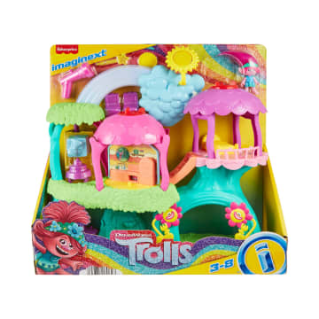 Imaginext DreamWorks Trolls Lights & Sounds Rainbow Treehouse