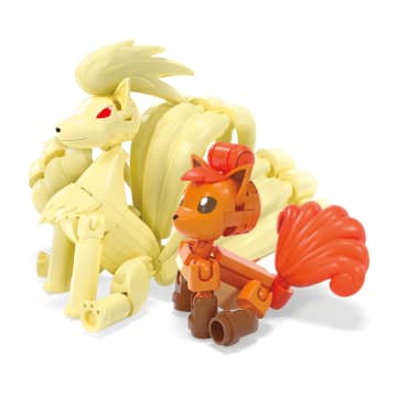 Mega Pokémon Vulpix Evolutieset (145 Onderdelen) Met 2 Beweegbare Actiefiguren, Speelgoed Voor Kinderen