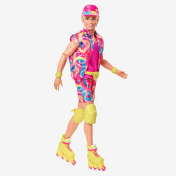 Barbie Le Film Poupée Ken Du Film Poupée Ken De Collection Portant Une Tenue De Patinage Rétro Et Des Rollers