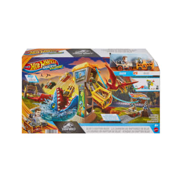 Hot Wheels Racerverse Jurassic Pist Seti  Ve 2 Oyuncak Metal Araç