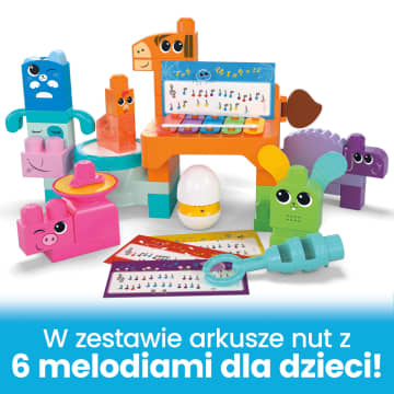 Mega Bloks Fisher-Price Muzykalne Zwierzątka Z Farmy Muzyczny Zestaw Sensoryczny