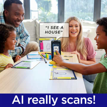 Pictionary Vs. Ai Family Game For Kids And Adults And Game Night Using Artificial Intelligence