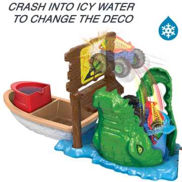 Hot Wheels Monster Trucks Swamp Chomp Playset