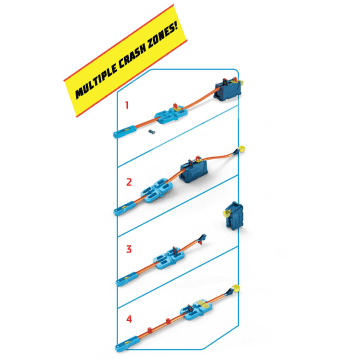 Hot Wheels Track Builder Unlimited Stunt Crash Box