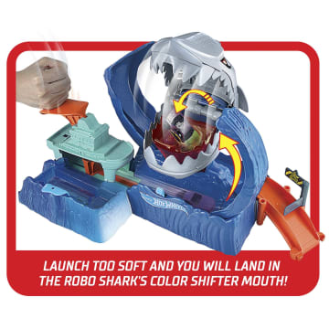 Hot Wheels Robo Shark Frenzy Playset