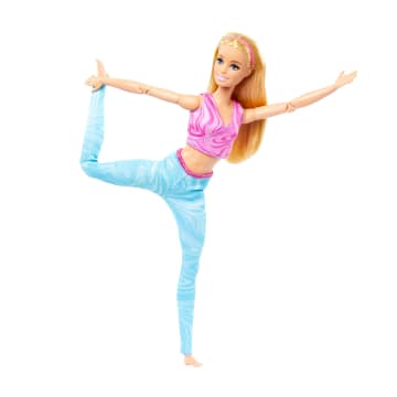 Κούκλα Barbie Αμέτρητες Κινήσεις, Ξανθιά Με Αποσπώμενο Αθλητικό Μπλουζάκι Και Κολάν, 22 Ευλύγιστα Σημεία