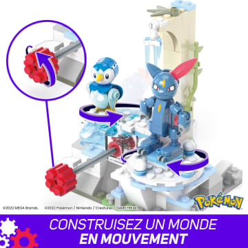 Mega Pokémon - Coffret De Construction Tiplouf Et Farfuret À La Neige - Jouet De Construction - 7 Ans Et + - Image 4 of 7