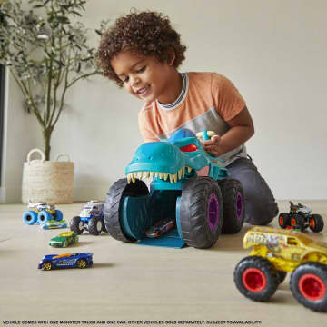 Набор игровой Hot Wheels Монстр-трак Голодный Мега Рекс