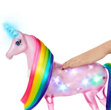 Unicornio luces mágicas de Barbie Dreamtopia