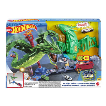 Hot Wheels Air Attack Dragon Playset - Image 6 of 6