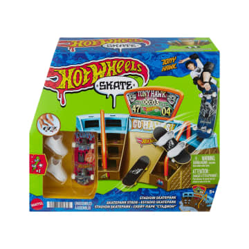Hot Wheels Skate Set Acrobazie Da Skateboard Con Fingerboard Firmato Tony Hawk E Paio Di Scarpine - Image 5 of 8