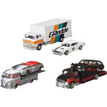Hot Wheels Surtido vehículos premium Transporte en Equipo