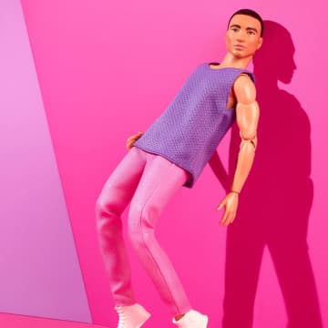 Barbie - Barbie Ken Barbie Looks Cheveux Bruns Tenue Color Block - Poupée Mannequin - 3 Ans Et + - Image 12 of 12