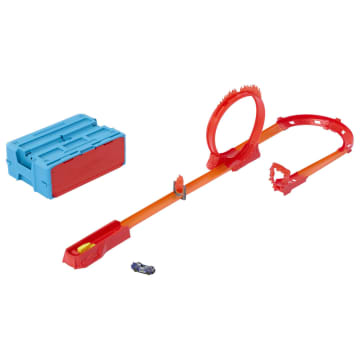 Hot Wheels Track Builder Acrobacias De Fuego