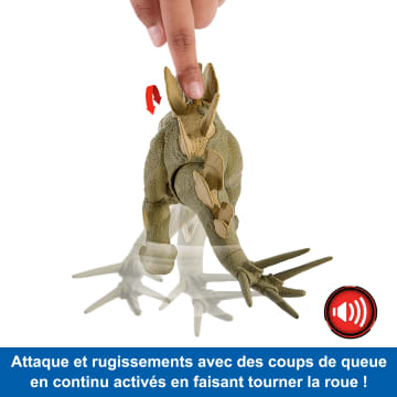 Jurassic World-Hesperosaurus Rugissement Féroce-Figurine Articulée