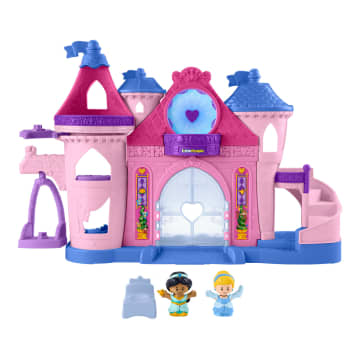 Disney Prinses, Speelset Voor Peuters Van Little People, Magisch Kasteel Met Licht En Dans, Met 2 Figuren