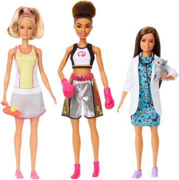 Bambole Barbie Carriere Con Abiti A Tema!