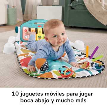 Fisher-Price Alfombra Con Piano Con Luces Y Sonidos Kick & Play Glow & Grow - Imagen 3 de 6