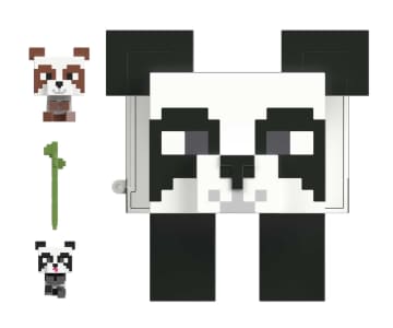 Minecraft Mob Head Minis Panda Playhouse Playset