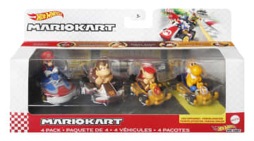 Hot Wheels Mario Kart Vehicle 4-Pack