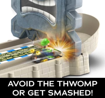 Hot Wheels Mariokart Thwomp Ruins Track Set
