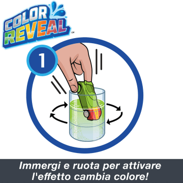 Hot Wheels Colour Reveal confezione da 2 veicoli con rivelazione del colore a sorpresa ed effetto cambia-colore