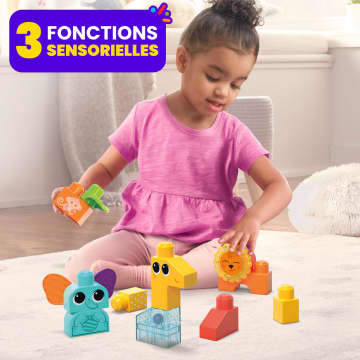 Mega Bloks - Hochet Safari - Jouet De Construction - 1 Ans Et +