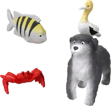 Disney “La Sirenita” Ariel por tierra y mar Conjunto de 7 muñecos pequeños y 4 figuras