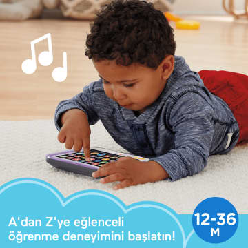 Türkçe Dil Desteğiyle Yürüme Çağındaki Çocuklar Için Müzikli Fisher-Price Eğlen Ve Öğren Yaşa Göre Gelişim Elektronik, Eğitici Oyuncak Tablet