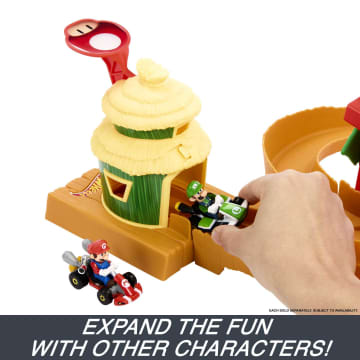 HOT WHEELS Super Mario Bros. Movie Jungle Kingdom Raceway