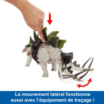 Jurassic World - Stégosaure Méga Action - Figurine Dinosaure - 4 Ans Et + - Imagen 4 de 6