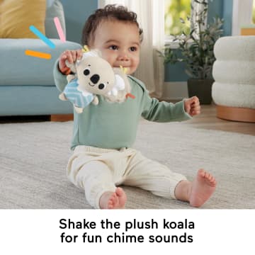 Fisher-Price Simply Senses Newborn Gym Baby Activity Mat With 6 Sensory Toys - Image 4 of 6