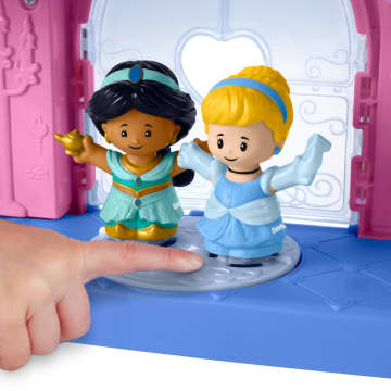 Disney Prinses, Speelset Voor Peuters Van Little People, Magisch Kasteel Met Licht En Dans, Met 2 Figuren - Image 5 of 6