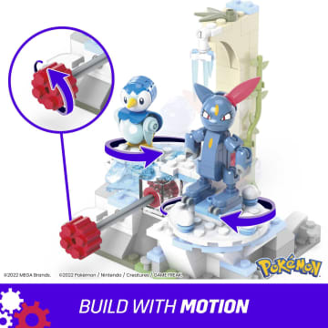 MEGA Pokémon Piplup and Sneasel's Snow Day