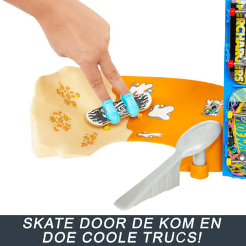 Hot Wheels Skate Tony Hawk Skateboarding Ontbijtkom Vingerboard Set Met 1 Exclusief Board En Een Paar Skateschoenen