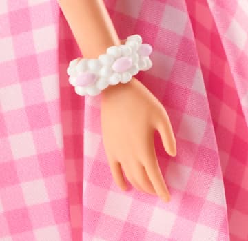 Συλλεκτική Κούκλα Barbie, Margot Robbie στον Ρόλο της Barbie, με Ροζ Καρό Φόρεμα