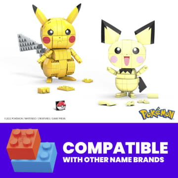 Mega Construx Pokémon Build and Show Pikachu Evolution Trio