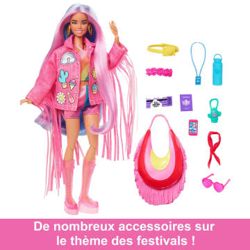 Barbie - Barbie Extra Cool -Poupée voyage en tenue pour le désert