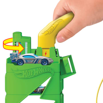 Πίστα Σταθμός Καυσίμων Hot Wheels Με Αυτοκινητάκι Κλίμακας 1:64 - Image 4 of 6