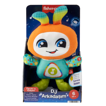 Türkçe Dil Desteğiyle Bebekler Için Müziklerle Şarkılar Içeren, Işıklı, Etkileşimli Ve Eğitici Fisher-Price Dj Arkadaşım Oyuncak