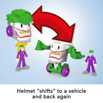 Fisher-Price Imaginext DC Super Friends Head Shifters The Joker & Laff Mobile