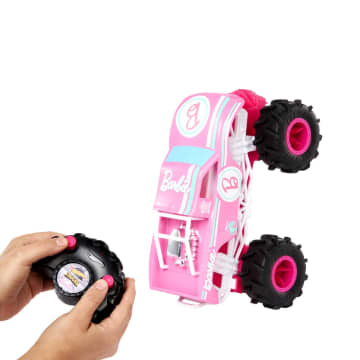 Hot Wheels Radiografisch Bestuurbare Auto'S, Barbie Monstertruck Met Afstandsbediening, Schaal 1:24
