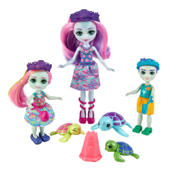 Набор игровой Enchantimals Семья Тинсли Черепаши с аксессуарами